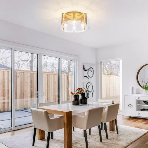 4 Light Semi Flush Mount Ceiling Light