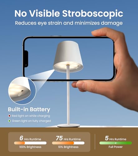3 Pack Cordless Table Lamp (3 Count)