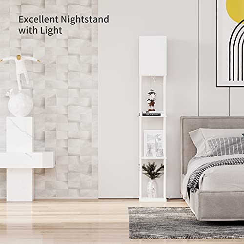 Floor Lamp with Shelves