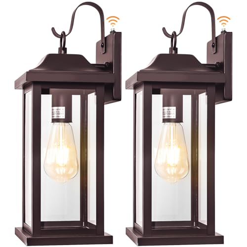 Bronze Dusk to Dawn Outdoor Wall Sconces 2 (2 Count)