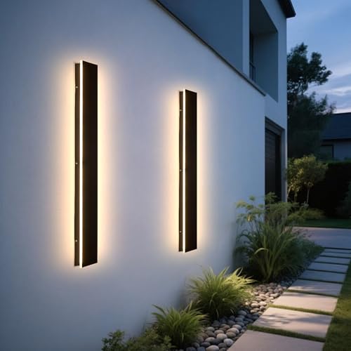 Modern Outdoor Wall Lights (2 Count)