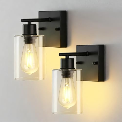 2 Pack Wall Sconces for Bathroom (2 Count)