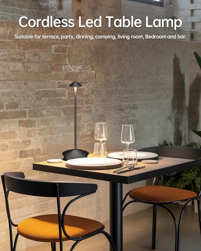 Portable Led Cordless Lamp Table Light 2 Pack (2 Count)