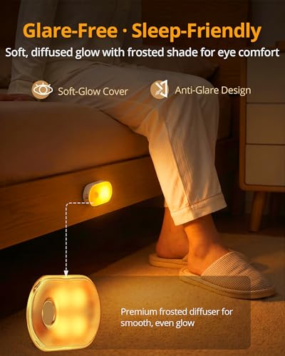 Rechargeable Battery Night Light with Motion Sensor (4 Count)
