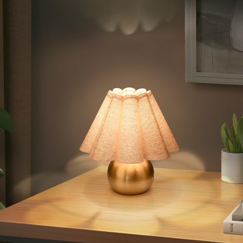 Gold Small Bedside Table Lamp for Bedroom