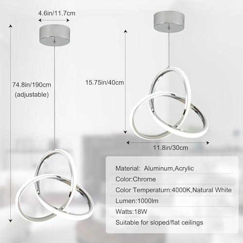 Modern Kitchen Island Lights (3 Count)