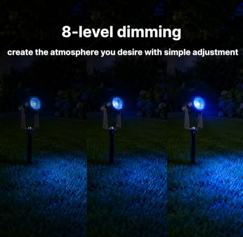 Solar Color Changing RGBW Landscape Spotlights (4 Count)