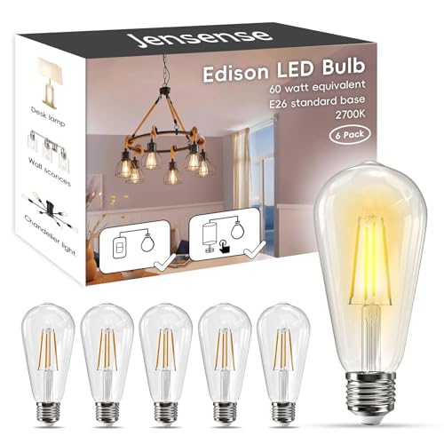 Edison Bulbs E26 LED Bulb 60 Watt Equivalent