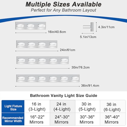 LED Modern Bathroom Lights Fixtures