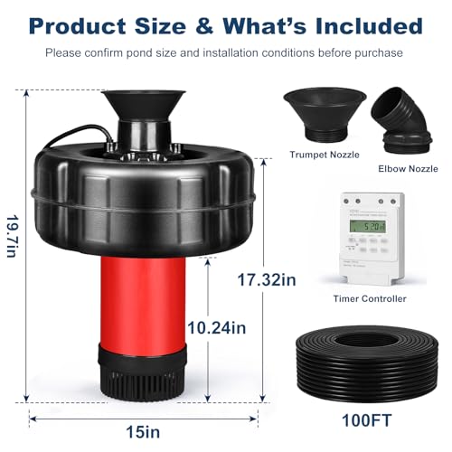 Pond Fountain Aerator 1HP 750W