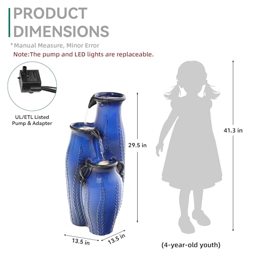 30" Outdoor Water Fountain