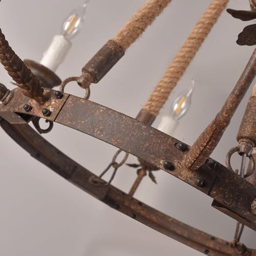 Rustic Candle Chandelier