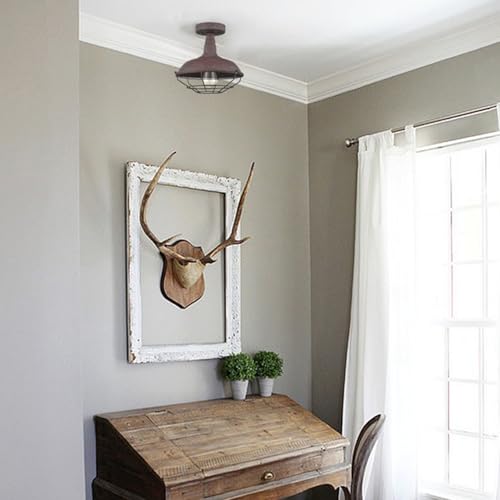 Semi Flush Mount Ceiling Light Barn Style Light Fixtures