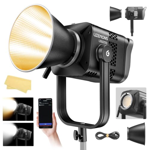 Litemons LE600Bi 610W Bi Color COB LED Video Light Bowens Mount