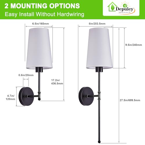 Battery Operated Wall Sconce