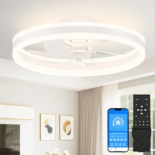 Low Profile Ceiling Fans with Lights and Remote