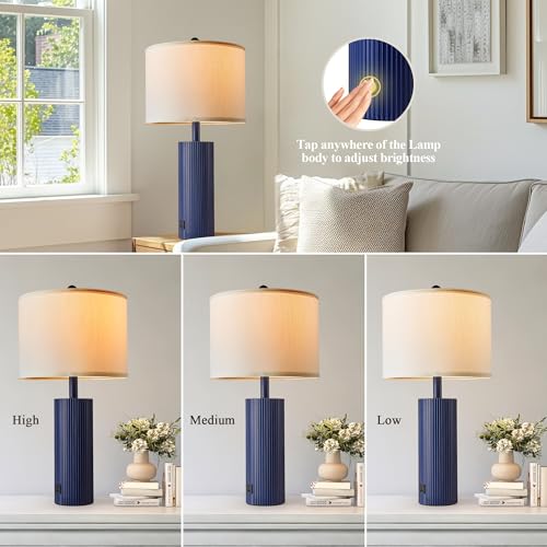 24.5” Table Lamps for Living Room Set of 2 (2 Count)