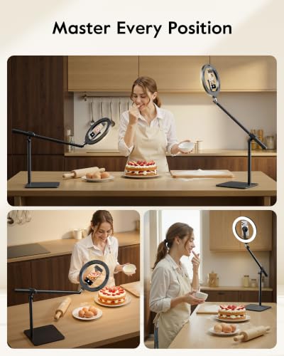 Ring Light with Magnetic Phone Holder