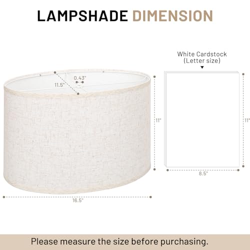 Oval Lamp Shades Set of 2 (2 Count)