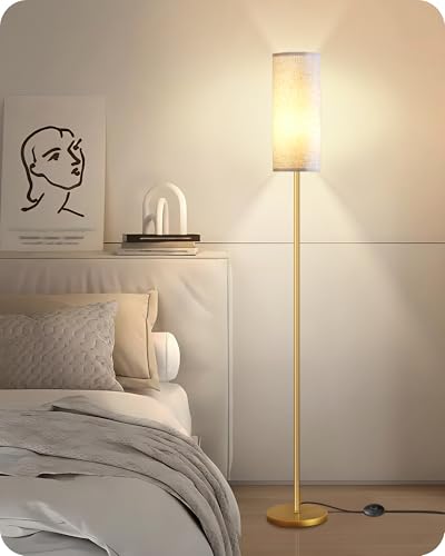 Dimmable Floor Lamps for Living Room with Remote and Foot Switch
