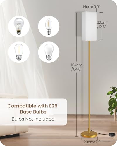 Floor Lamp Pole with Foot Switch