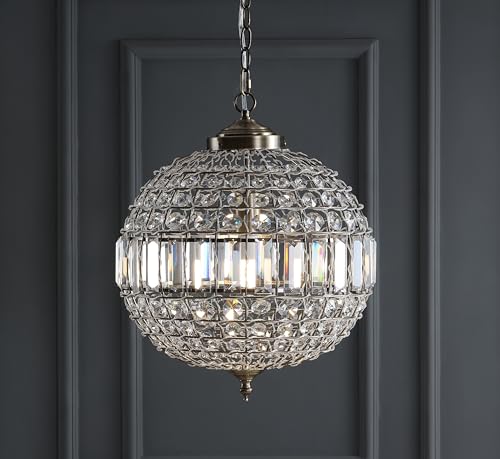 Georgina 1 Light Crystal Globe Pendant