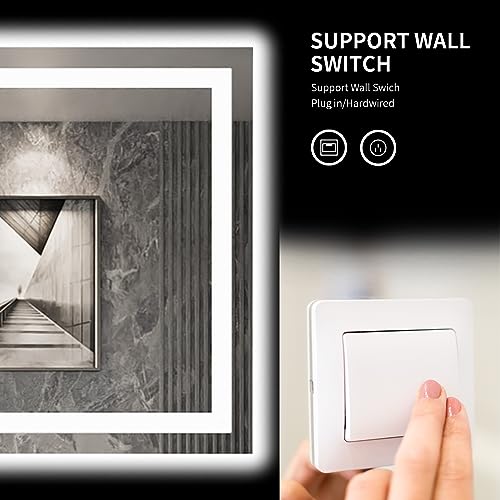 84"X40" LED Bathroom Mirror with Lights