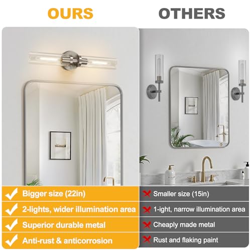 Brushed Nickel Wall Sconces