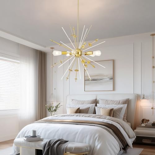 Gold Sputnik Chandelier