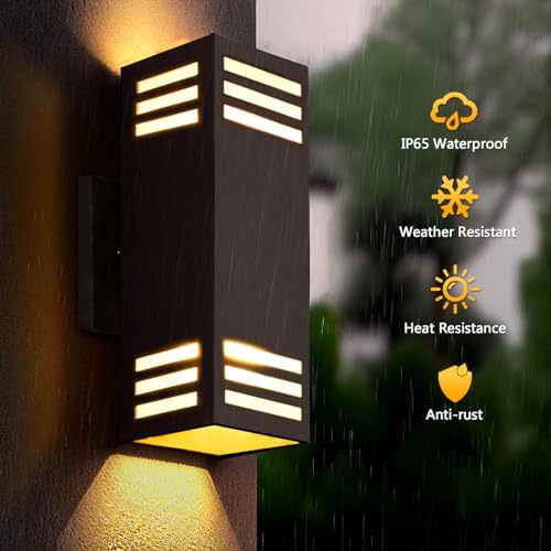 Dusk to Dawn Outdoor Wall Sconce (2 Count)