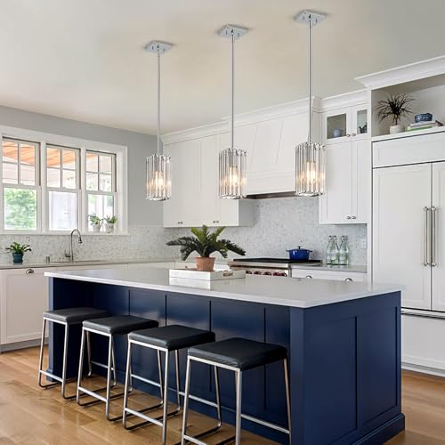 Modern Crystal Pendant Lights Kitchen Island