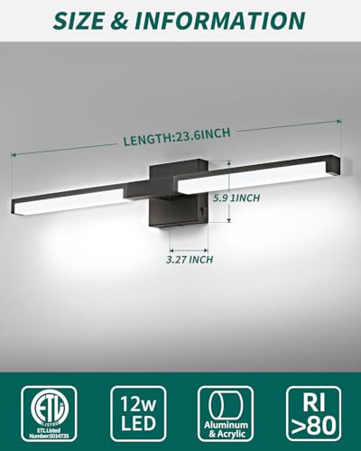 Modern Bathroom Light Fixtures Over Mirror