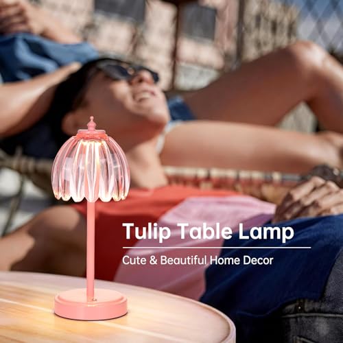 Rechargeable Table Lamp with 5200mAh Battery & Touch Control