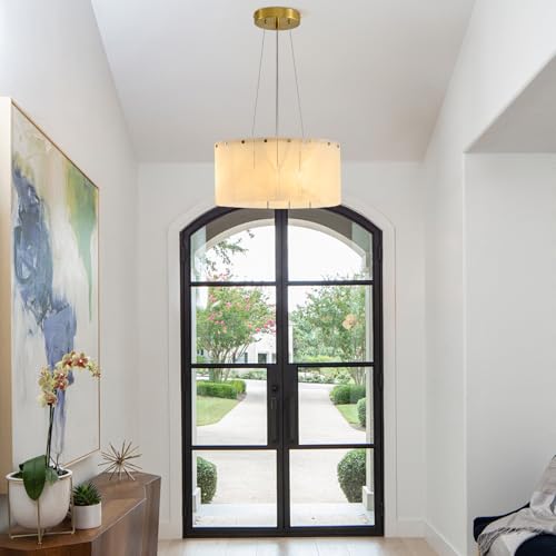 11.8" Small Alabaster Chandelier