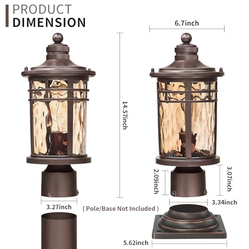 Outdoor Post Light (2 Count)