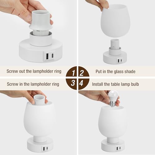 Touch Table Lamp for Nightstand