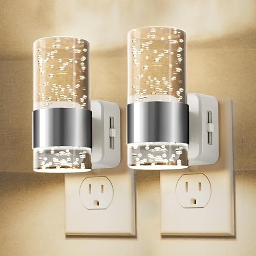 Night Light Dimmable Night Lights Plug into Wall (2 Count)