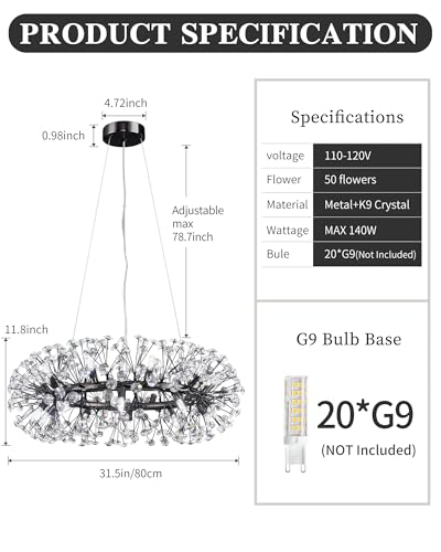 Modern Firework Chandelier