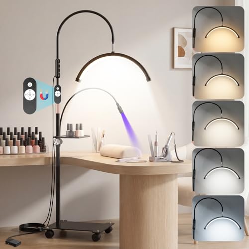 Half Moon Light for Esthetician with Nail UV Lamp