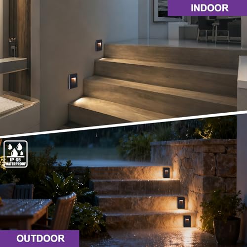 8 Pack Vertical LED Step Lights (8 Count)