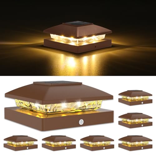4x4 Solar Post Cap Lights (6 Count)