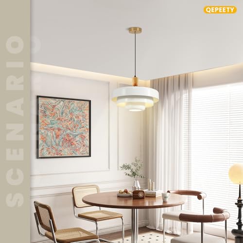 Mid Century Pendant Light Adjustable Hanging Light Fixture