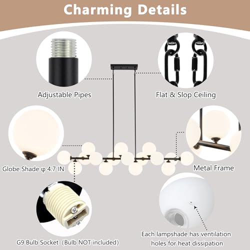 Linear Chandeliers for Dining Room