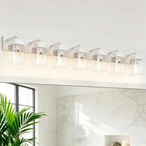 White Bathroom Light Fixtures