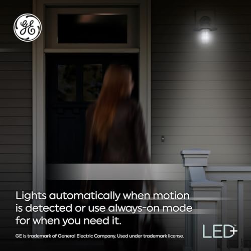 LED+ PAR38 Motion Sensor Outdoor Flood Light Bulbs (2 Count)