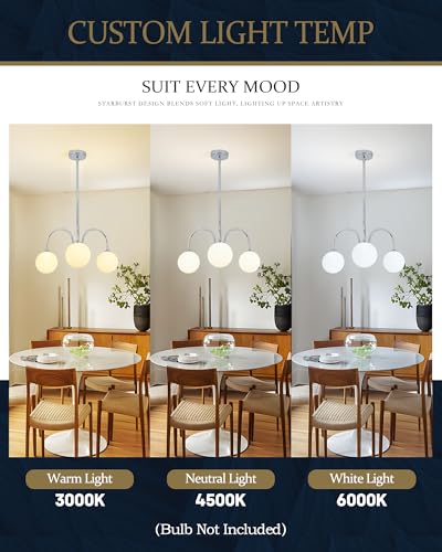 Nickel Sputnik Chandelier