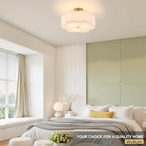 18" Modern Gold Drum Ceiling Light