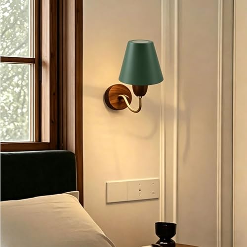 2PCS Green Barrel Metal Lampshade (2 Count)