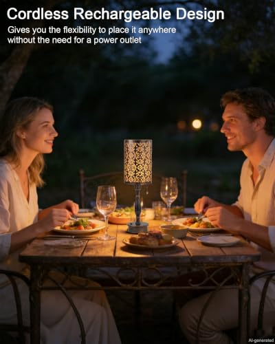 Cordless Table Lamp Rechargeable Battery Operated