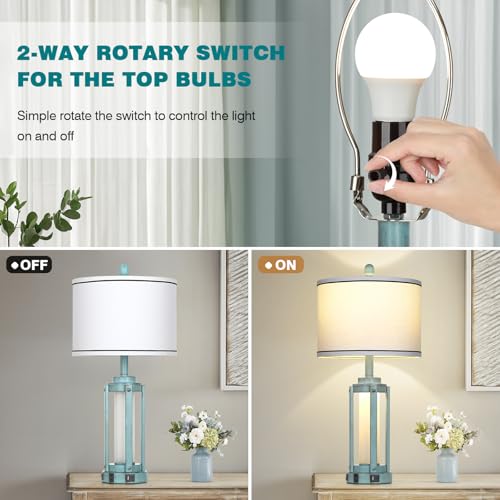 Farmhouse Lamps Set of 2 (2 Count)
